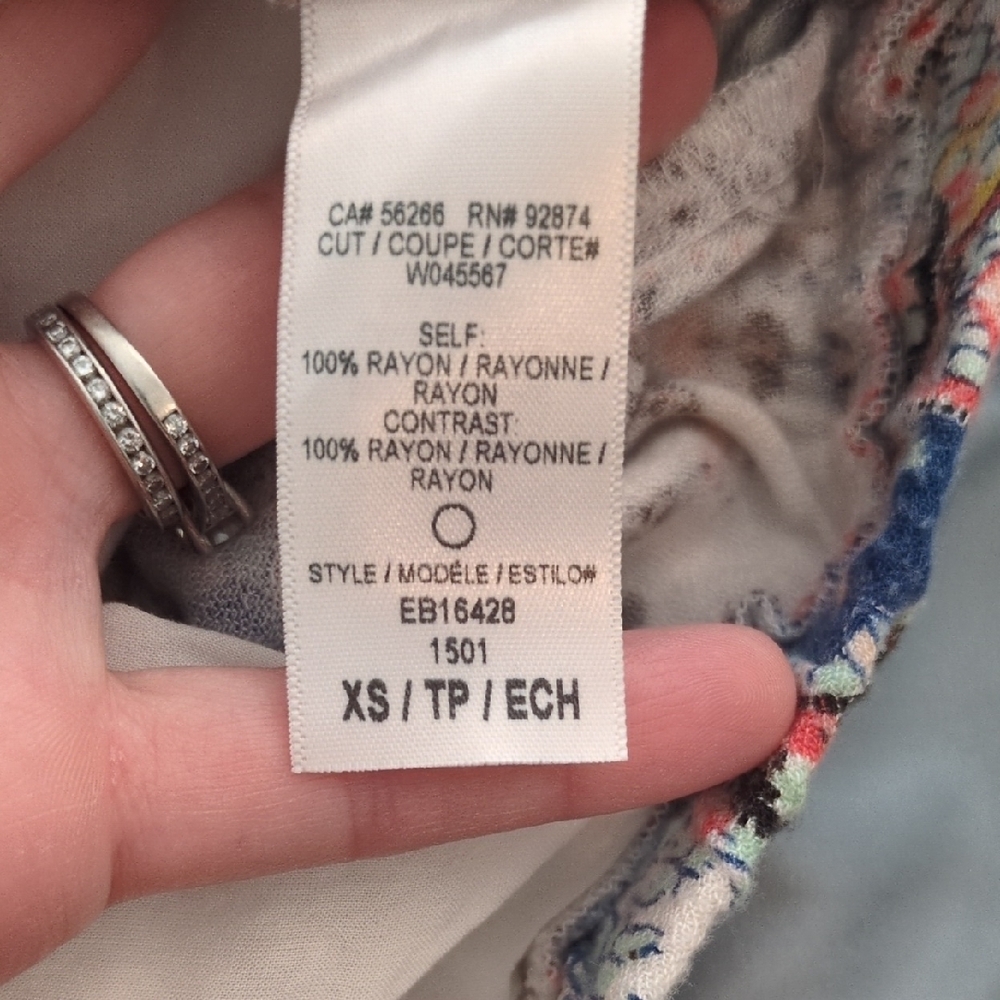 Ella Moss Multicolor Patterned Joggers - image 4